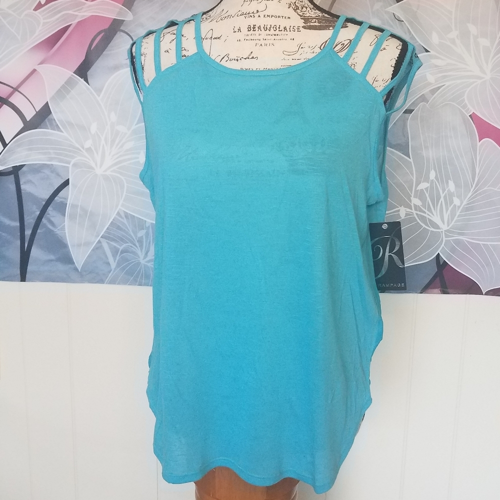 Rampage Embellished Sleeveless Top